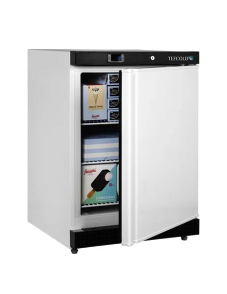 Congélateur de stockage compact Blanc / -24 à -10 °C - 120 L | Tefcold - UF200V