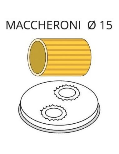 Matrice pour machine à pâtes - MACARONI - Ø 15 mm | Fimar