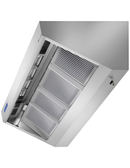 Hotte murale 2m60 – avec moteur, régulateur, filtre et lampe - Prof. 700 mm - 3