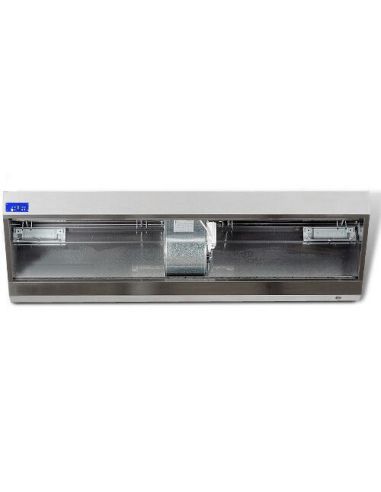 Hottes murales inox dynamiques avec moteur et régulateur - Profondeur 900 mm