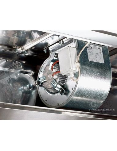 Hottes murales inox dynamiques avec moteur et régulateur - Profondeur 900 mm