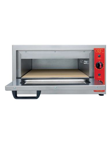 Four à pizza électrique porte vitrée - 1 pizza Ø 40 cm - 1 chambre | Ggf - MICROV