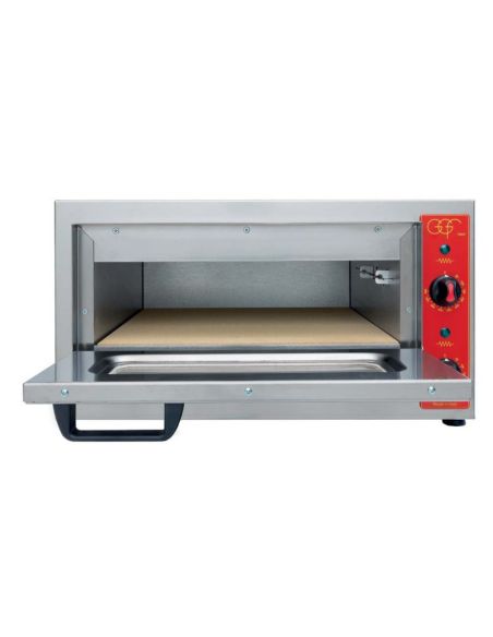 Four à pizza électrique porte vitrée - 1 pizza Ø 40 cm - 1 chambre | Ggf - MICROV
