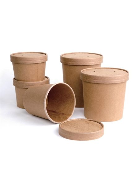 Bols à soupe compostables 101x98 - Lot de 500 | Fiesta
