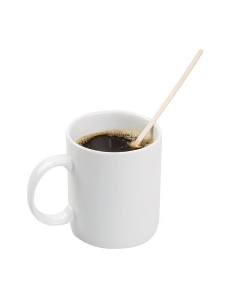 Touillettes à café en bois biodégradable - 190mm - Lot de 1000 | Fiesta
