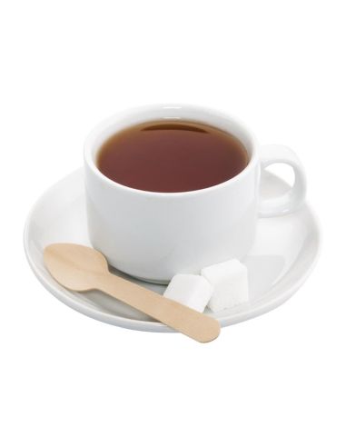 Petites cuillères en bois biodégradables - 110mm - Lot de 100 | Fiesta