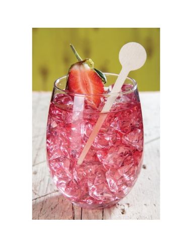 Agitateurs à cocktail biodégradables en bois - 150mm - Lot de 100 | Fiesta