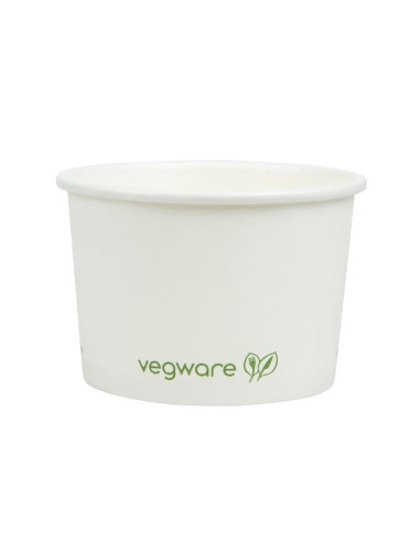Pots pour aliments chauds compostables - 340ml - Lot de 500 | Vegware - 4