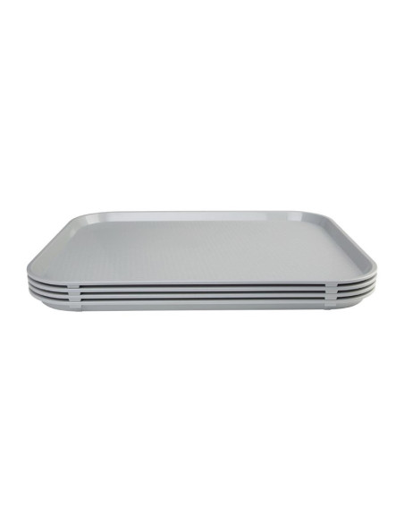 Plateau self-service Kristallon gris 350 x 450mm | Olympia - P508-2