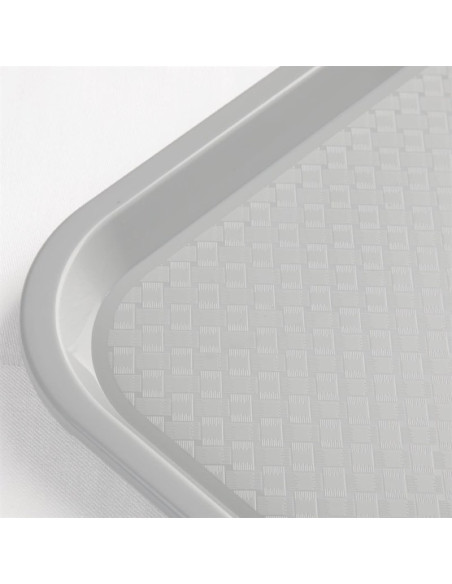 Plateau self-service Kristallon gris 350 x 450mm | Olympia - P508-3