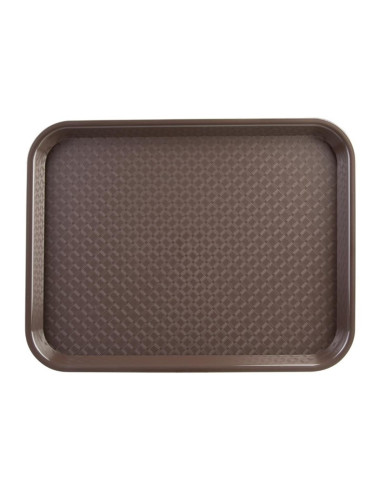 Plateau self-service Kristallon marron 450 x 350mm | Olympia - P509