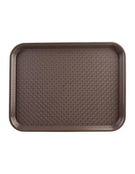 Plateau self-service Kristallon marron 450 x 350mm | Olympia - P509