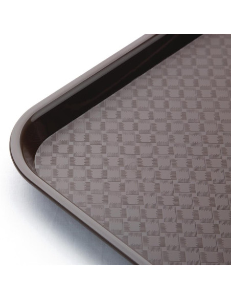 Plateau self-service Kristallon marron 450 x 350mm | Olympia - P509-3