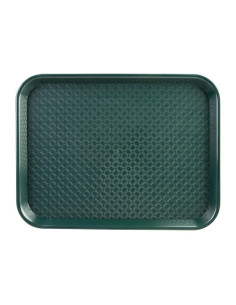 Plateau self-service Kristallon vert 450 x 350mm | Olympia - P511