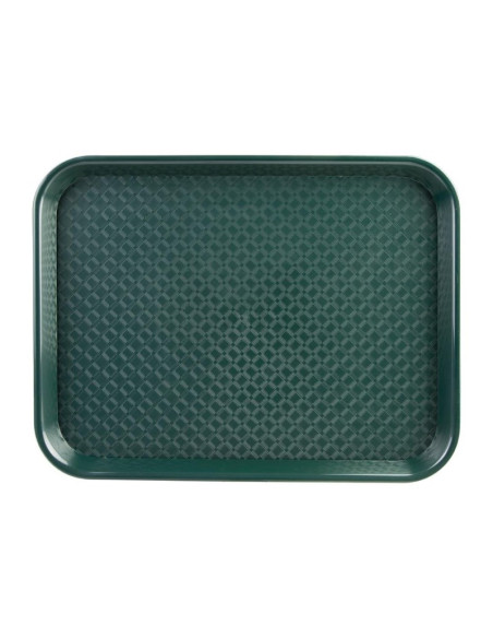 Plateau self-service Kristallon vert 450 x 350mm | Olympia - P511