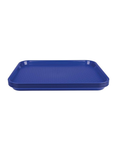 Plateau self-service Kristallon bleu 450 x 350mm | Olympia - P512-3