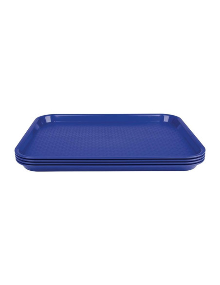 Plateau self-service Kristallon bleu 450 x 350mm | Olympia - P512-3