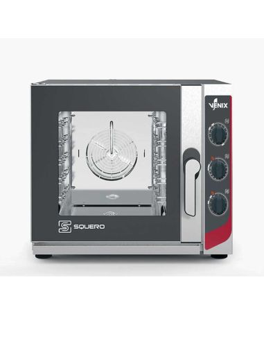 Four Mixte électrique Compact Venix Squero Gastro 5 x GN 2/3 | Commandes Manuelles