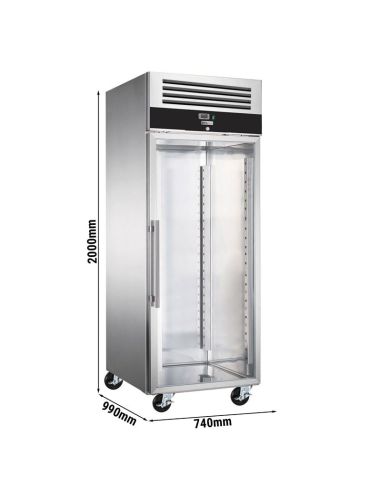 Armoire pâtissière réfrigérée négative vitrée - EN 600x800 - 612 L | GGM Gastro - BTKG800GND