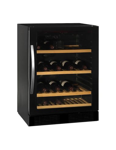 Cave à vin noire 1 zone - 45 bouteilles | Tefcold - TFW160F