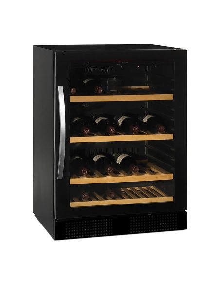 Cave à vin noire 1 zone - 45 bouteilles | Tefcold - TFW160F