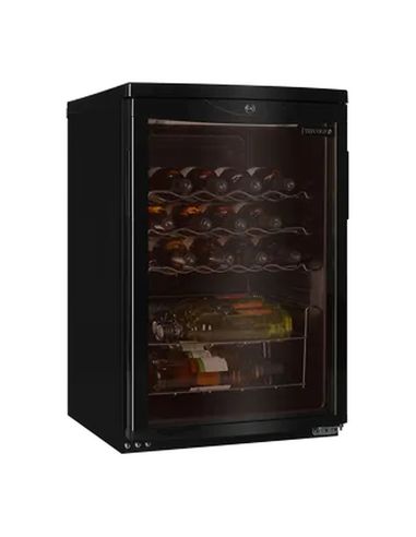 Cave à vin sous-comptoir noire - 22 bouteilles | Tefcold - SC85BLACK