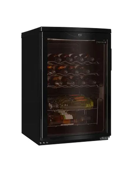 Cave à vin sous-comptoir noire - 22 bouteilles | Tefcold - SC85BLACK