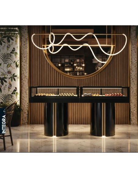 Vitrine neutre INTEGRA T | Sayl