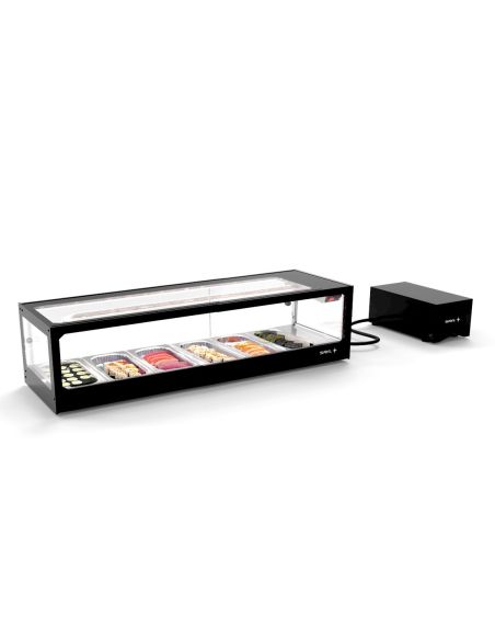 Vitrine réfrigérée Sushi LOGIC avec groupe déporté - VTLG6SGR | Sayl Barcelona