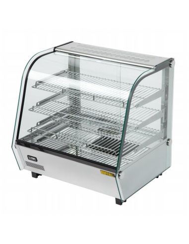 Vitrine chauffante - 3 niveaux - 120L | Buffalo - CD231