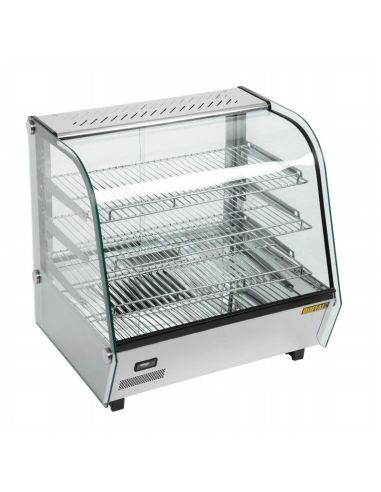 Vitrine chauffante - 3 niveaux - 120L | Buffalo - CD231