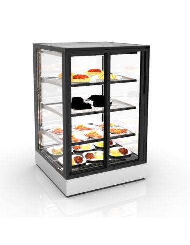 Vitrine chaude INTEGRA à poser - Chaleur sèche - Hauteur 950 - IN-60-90 | Sayl Barcelona
