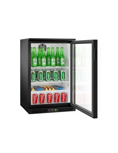 Arrière-bar réfrigéré1 porte battante vitrée - 126 litres 124 | BKTG1SN