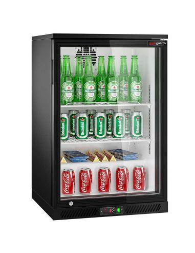 Arrière-bar réfrigéré1 porte battante vitrée - 126 litres 124 | BKTG1SN