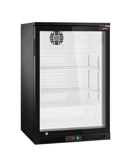 Arrière-bar réfrigéré1 porte battante vitrée - 126 litres 124 | BKTG1SN