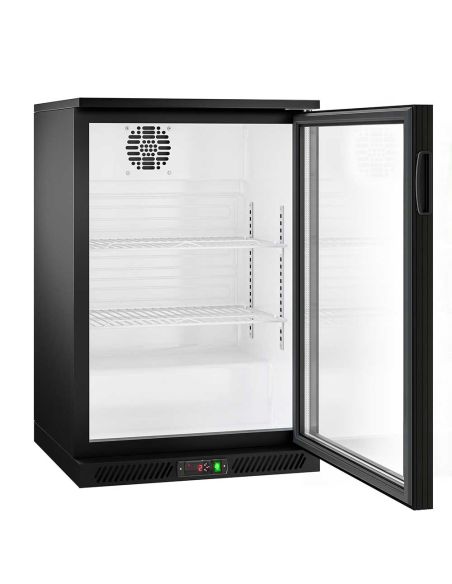 Arrière-bar réfrigéré1 porte battante vitrée - 126 litres 124 | BKTG1SN
