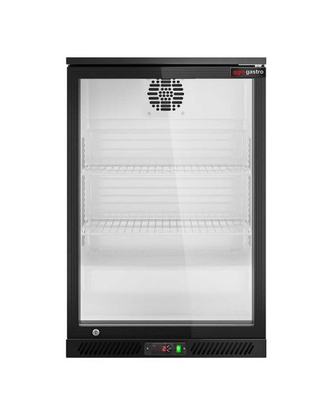 Arrière-bar réfrigéré1 porte battante vitrée - 126 litres 124 | BKTG1SN