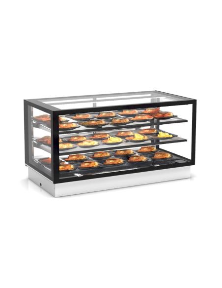 Vitrine chaude INTEGRA Drop-In - 1200 mm - Hauteur 515 mm | Sayl Barcelona
