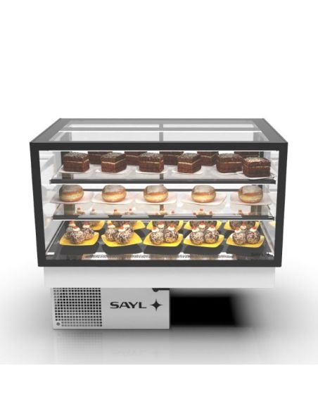 Vitrine réfrigérée INTEGRA Drop-In - 1000 mm - Hauteur 515 mm | Sayl