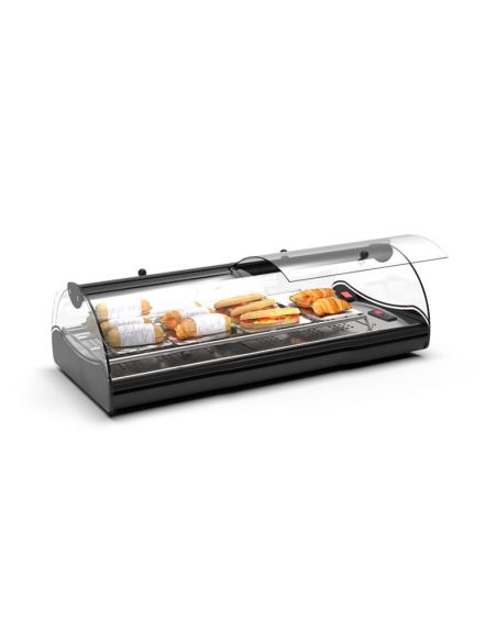 Vitrine chaude SELF-SERVICE - Chaleur sèche - 840 mm - SHS4L | Sayl Barcelona