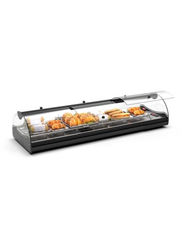 Vitrine chaude SELF-SERVICE - Chaleur sèche - 1190 mm - SHS6L | Sayl Barcelona