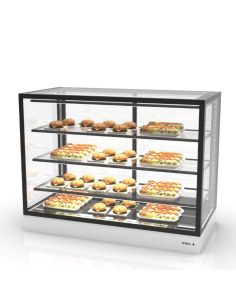 Vitrine chauffante INTEGRA à poser - Chaleur sèche - 1200 mm - H950 - IN120-90C | Sayl Barcelona