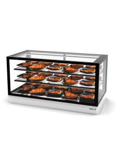Vitrine chauffante INTEGRA à poser - Chaleur sèche - 1200 mm - H650 - IN120-60C | Sayl Barcelona