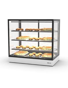 Vitrine chauffante INTEGRA à poser - Chaleur sèche - 1000 mm - H950 - IN100-90C | Sayl Barcelona