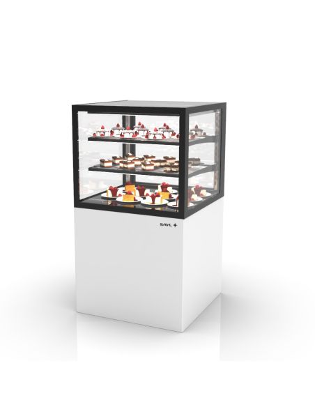 Vitrine réfrigérée INTEGRA sur base 600 - H 1100 mm - Zone d'exposition 515 mm | Sayl Barcelona