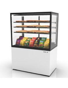 Vitrine neutre INTEGRA sur base 100 | Sayl