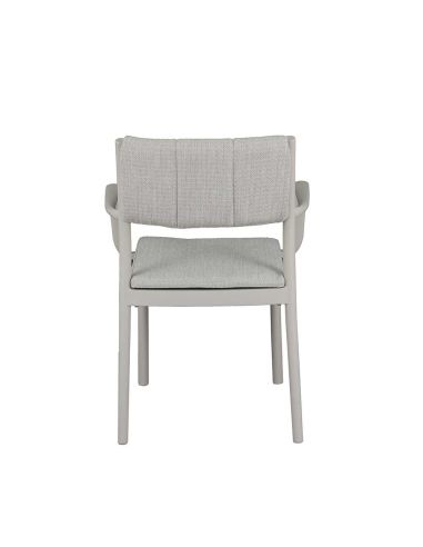 Rocco - Fauteuil empilable en polypropylène sable | Lot de 4