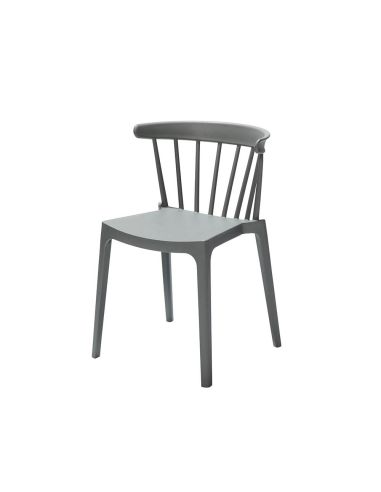 Windson - Chaise empilable en polypropylène vert jade | Lot de 4