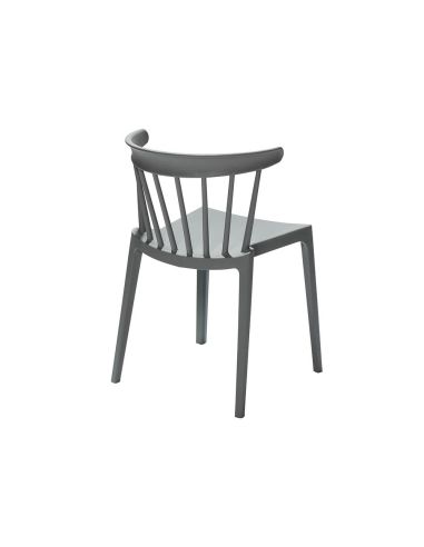 Windson - Chaise empilable en polypropylène vert jade | Lot de 4