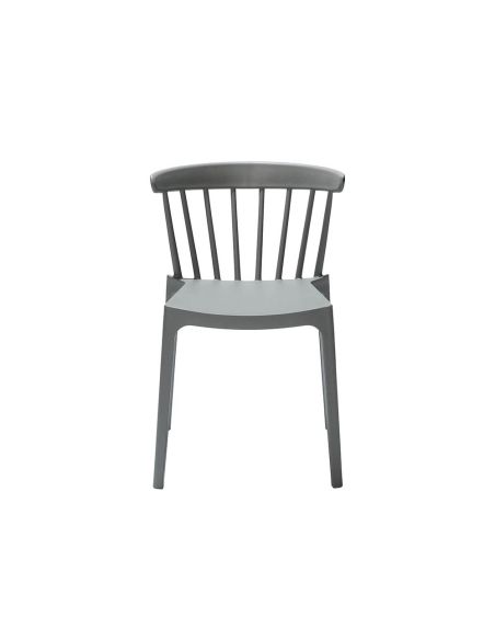 Windson - Chaise empilable en polypropylène vert jade | Lot de 4